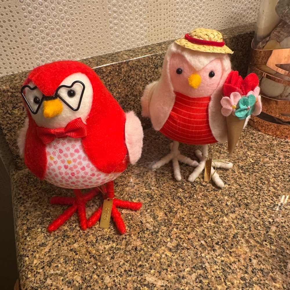 Featherly‎ Friends Vibrant Red Plush Bird Toy with Cute Features